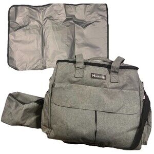 Modoker Suitcase Carry-On Travel Diaper Bag Handles Shoulder Strap Pockets